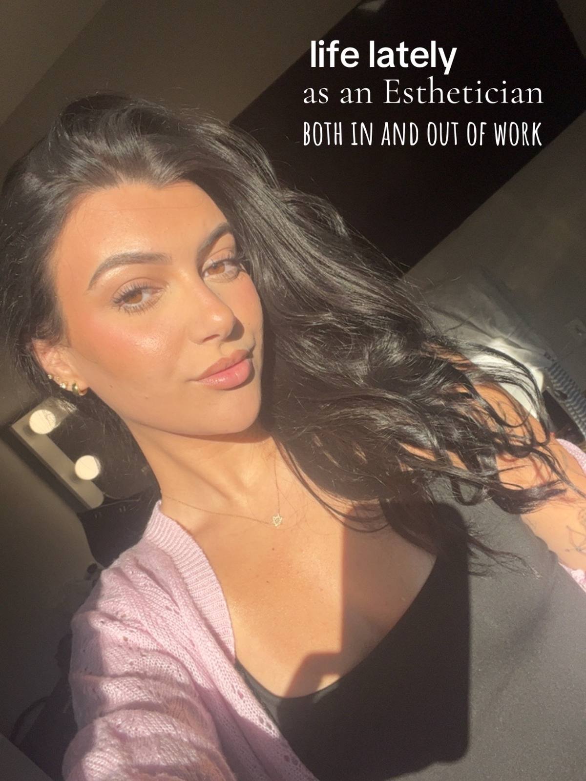 A post by @peakbeautystudio on TikTok caption: Making this video made me realize life really is amazing, and I am so lucky 🩷 #esthetician #esthitok #esthi #estheticianlife #lifelately 