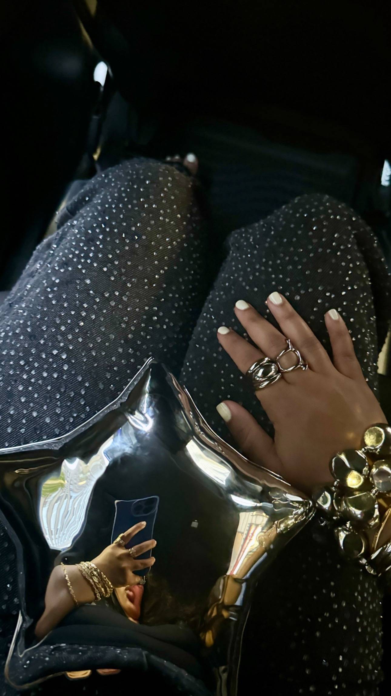 A post by @denahabib1 on TikTok caption: catch me accessorizing my way through life✨🪩💥💫 details matter!!! #fashion #fashiontiktok #habeshatiktok #blackgirlmagic #jewelry #detailsmatter #fypシ #fyp #accessories #accessoriesoftheday 