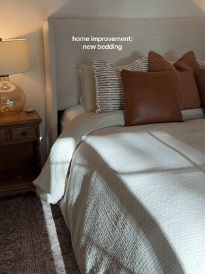 A post by @zoebarriesode on TikTok caption: Step 1 (of many): updated bedding from only the best #homeimprovement #ad  Celebrate Brooklinen's Anniversary Sale and enjoy 25% off sitewide, plus 50% off exclusive bundles!
