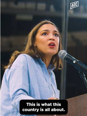 A post by @aoc on TikTok caption: Do not let them trick you into thinking we are enemies. Do not let them trick you into thinking that we can be separated into rural and urban, Black and white and Latino. We are one. #AOC 