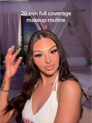 A post by @amandacardinal17 on TikTok caption: honestly i could’ve gone quicker bc and added some eyeshadow but i kept blabbing 😂😂