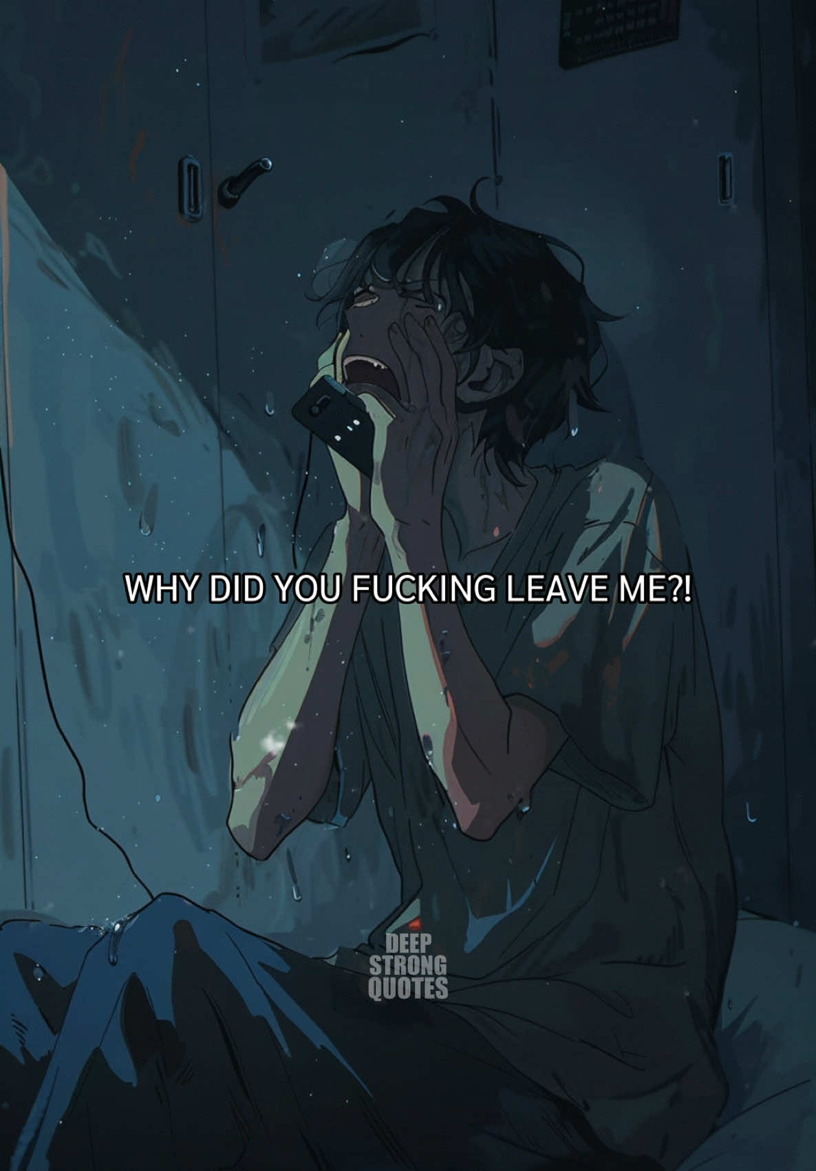 A post by @deepstrongquotes on TikTok caption: WHY DID YOU LEAVE!… #fyp #fypシ #viral #sad #voicemail #depressionanxiety #brokenheart #feelingalone #whydoyouleaveme #deepstrongquotes 
