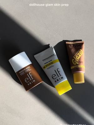 A post by @alyssiaaleavell on TikTok caption: summer skin lineup with @Walmart |#walmartpartner #skinprep #summerglow #glowyskin #skintint #spf #glowdrop