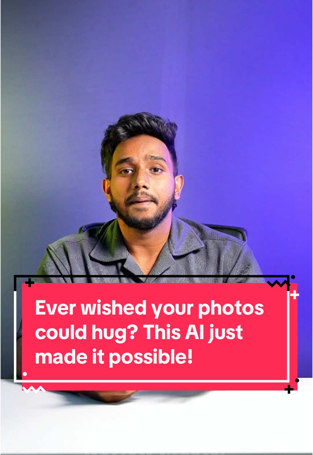 A post by @slalpha_tek on TikTok caption: Ever wished your photos could hug? This AI just made it possible! #dreamvidapp #aihug  #learnontiktok 