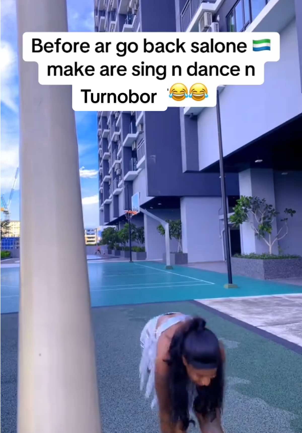 A post by @zillazainnie on TikTok caption: Before ar go back salone mak ar sing n dance n turnobor🇸🇱😂😂😂