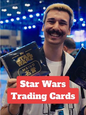 A post by @keinpart2 on TikTok caption: Ultra SELTENE Star Wars Trading Cards?! 😱 | #StarWars #StarWarsMeiyo #Meiyo #SWC #SWCJ #Topps #TradingCards #ToppsTradingCards #JabbaTheHutt #Jabba #Selten #Booster #Karten #Opening #BoosterOpening #StarWarsCelebration 