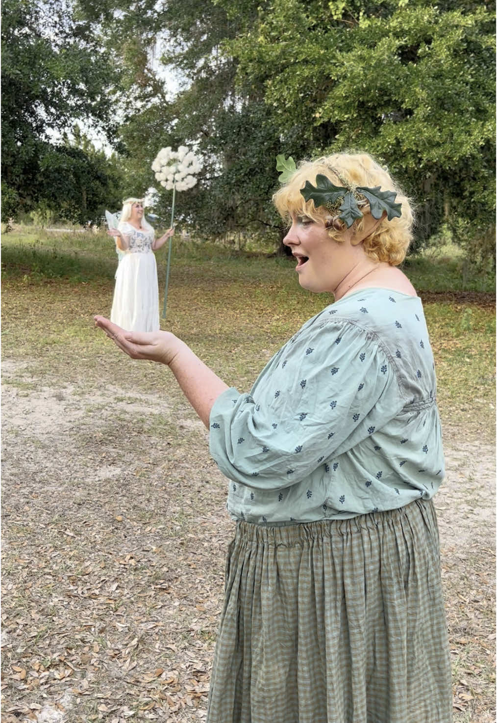 A post by @thedisneybelle on TikTok caption: Fairy fun 🧚🏻‍♀️✨ #fairy #fairycore @Sara Saunders 