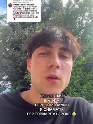 A post by @matteopaolillofficial on TikTok caption: Risposta a @Francesca Mergiotti