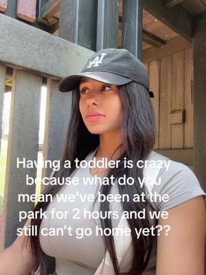 A post by @briihoffman on TikTok caption: The running away as soon as I say 5 more minutes.. 😭 #fy #momtok #toddkersoftiktok #momsoftiktok #