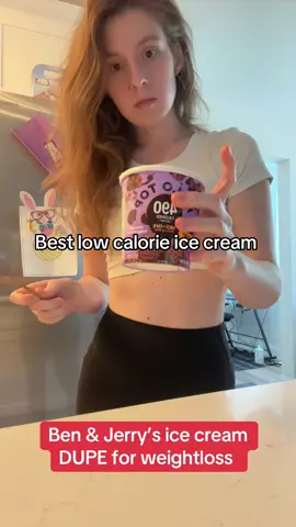 A post by @carolineefitness25 on TikTok caption: @Halo Top Creamery holy cow I’m OBSESSED!! These are insane!! These are some of the best tasting lower calorie ice creams ever! Brb while I run to get every other flavor!! #halotop #weightloss #fyp #healthy #healthyicecream #lowcalorie #dessert #healthydessert #eatinghealthy #Fitness #caloriedeficit #highprotein #howtoloseweight #fittok #lowcaloriedessert #icecream #healthyicecream #lowcal #weightloss #healtyfood #gym 