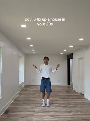 A post by @carew_ellington on TikTok caption: ITS FINALLY DONE! House tour🤠