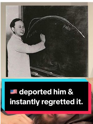 A post by @jasonchumusic on TikTok caption: Before Qian Xuesen became the King of Chinese Aerospace - he was a Caltech professor who helped co-found JPL, NASA’s top R&D lab in Pasadena, California. How the USA fumbled a generational baddie is a story of McCarthy-era racism, unproven accusations, and the original “Suicide Squad” bad boys of rocketry. #chineseamerican #tradewar #nasa #jpl #uschina #asianamerican #aapi #aanhpi #ushistory #americanhistory #historytok #华人 #🚀 #🚀🚀🚀🚀🚀 