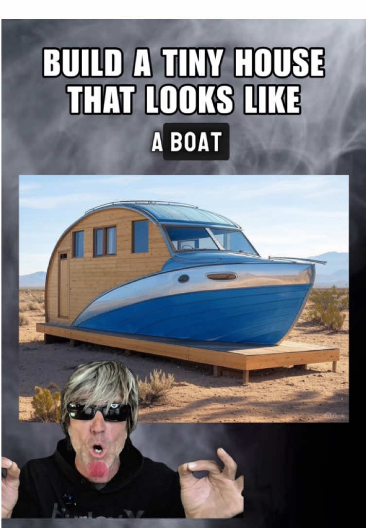 A post by @joelofthetigers on TikTok caption: No Permit Required to Store a Boat on Your Off-Grid Property! The boat just has to be “operational”. Well that’s a $150 trolling motor and a deep cycle battery! You can get an old wood Chris-Craft Constellation from the 1950’s for FREE is you ask around. #donotcomply #liberty #zoning #hoa 