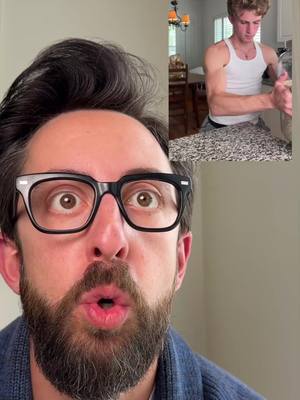A post by @realadamrose on TikTok caption: i love peanut butter chocolate anything…  #recipe #peanutbutter #react