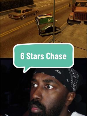 A post by @xzit_thamer on TikTok caption: 6 Stars Chase ⭐️⭐️⭐️⭐️⭐️⭐️ #tiktoklongs #XzitThamer #GTASanAndreas #Gamer 