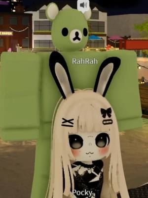 A post by @nitronuke on TikTok caption: I think this CUTEST roblox bunny just loved being around me! #roblox #robloxfyp #micup #robloxvc #robloxvoicechat