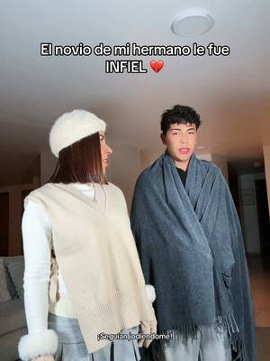 A post by @lossiblings_ on TikTok caption: Es bromiiis, no le fue infiel 🤣 siguen juntos 