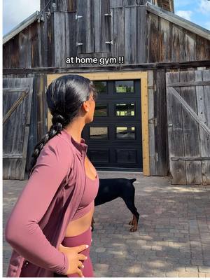 A post by @monetmcmichael on TikTok caption: breaking in the at home gym with glutes AND it has a built in personal trainer perioddd 💅🏽💕 let’s workout together !! also updated my playlists YAY #fitness #legday 