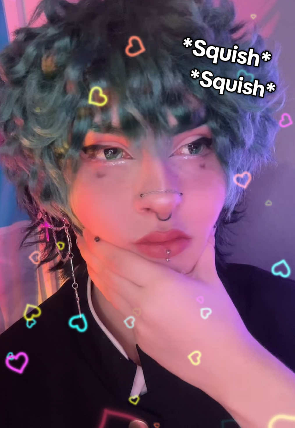 A post by @seneko on TikTok caption: What ship do you guys root for? 🫣 #dekucosplay #bakugoucosplay #todorokicosplay #mhacosplay #bnhacosplay 
