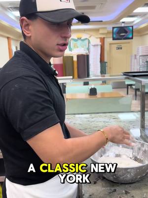 A post by @krispypizza_ on TikTok caption: Jo Jo shows you how to make a real New York spesh 