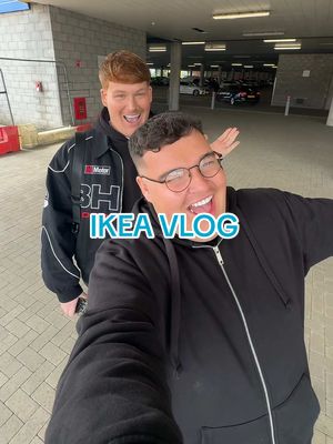 A post by @ieuanjoness on TikTok caption: MY FIRST TIME IN IKEA !!!! home shopping with @Kane Hinge 