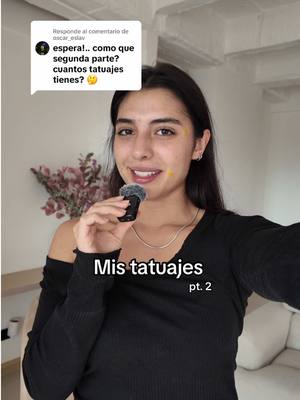A post by @isabeladelgadou on TikTok caption: Respuesta a @oscar_eslav (Pt. 15) ¿cuál es tú favorito? El mío el del cuello 😍 #lavidanoesaesthetic #isabeladelgadou #tatuajes 