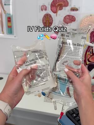 A post by @nurseinthemakingkristine on TikTok caption: Part 3 - How did you do?!💧🧐 #ivfluids #nursingschool #nclexprep #nursingstudent #fluidbalance #medsurgtips #studywithme #nursingreview #studentnurse #nurseinthemaking #futurern #nursingbasics #rnstudent