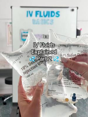 A post by @nurseinthemakingkristine on TikTok caption: Part 2 - IV Fluids Made Easy💦 #nurseinthemaking #IVfluids #nursingnotes #nursingnotes #bsn #RN  