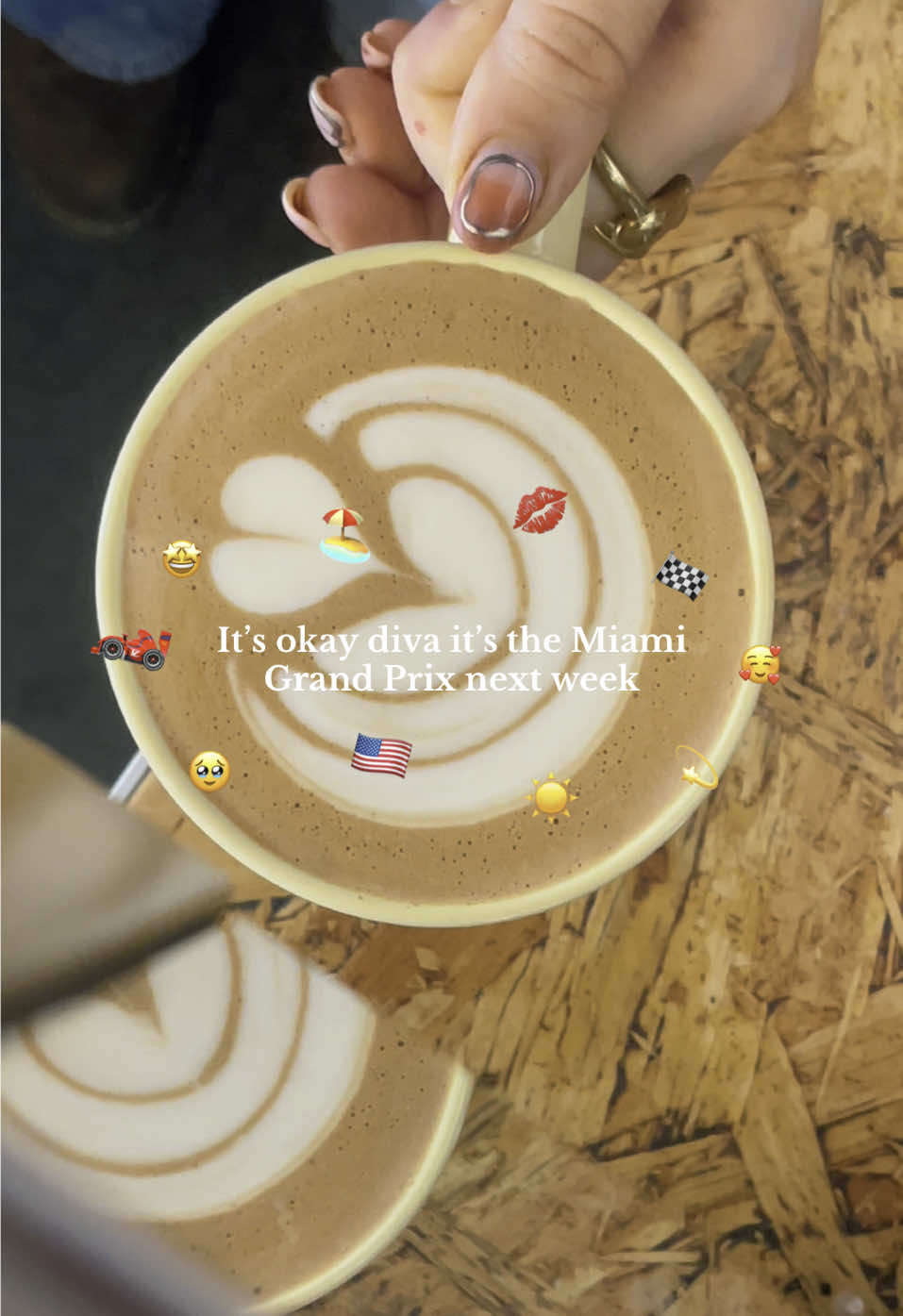 A post by @ on TikTok caption: Can’t cope with a week off F1:((( #F1 #formulaone #formula1 #miami #miamigrandprix #f1girlie #ferrarif1 #lewishamilton #chalresleclerc #landonorris #oscarpiastri #mclaren #redbullf1 #maxverstappen 