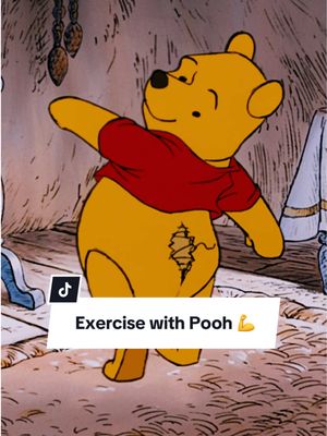 A post by @disneyanimation on TikTok caption: New morning routine just dropped ☀️ The Many Adventures of #WinniethePooh is streaming on #DisneyPlus 