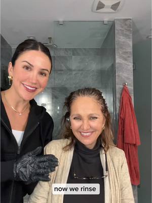 A post by @katstickler on TikTok caption: Kat's salon = fast easy haircolor with Colorsonic  Get yours at colorsonic.com and target @L’Oréal Paris #lorealparispartner 