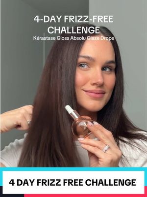 A post by @abbieherbert on TikTok caption: Mom hair, but make it glossy with Kérastase Glaze Drops! @Kérastase #KerastasePartner #KerastaseUSA #GlossAbsolu #GlossandGlaze #LiveYourLifeInGloss