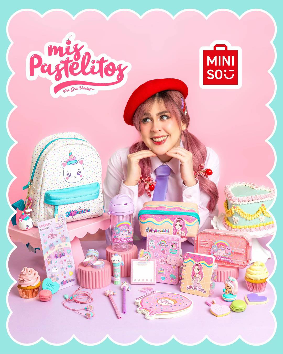 A post by @mispastelitos_ on TikTok caption: ESTAMOS SOÑANDO!!✨ ¿quién quiere algo esh pe shial? 👌🩷   @Miniso Mx  #MinisoxMisPastelitos #NoSabíaQueLoNecesitaba