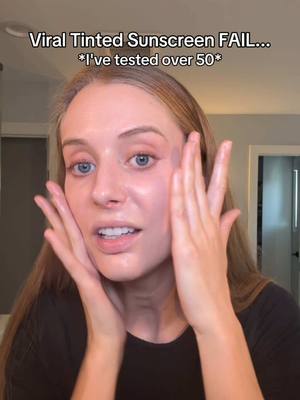 A post by @abbeyyung on TikTok caption: To see which tinted sunscreens I DO love, search “tinted sunscreen showdown” on my YT channel- you’ll find both drugstore and high end deep dives!  Beauty of Joseon was kind enough to send me their new Daily Tinted Fluid Sunscreen in PR but unfortunately it was a fail for me for all of these reasons… So bummed because I had really high hopes for this one! Did anyone else have this experience? #sunscreen #tintedsunscreen #beautyreviews 