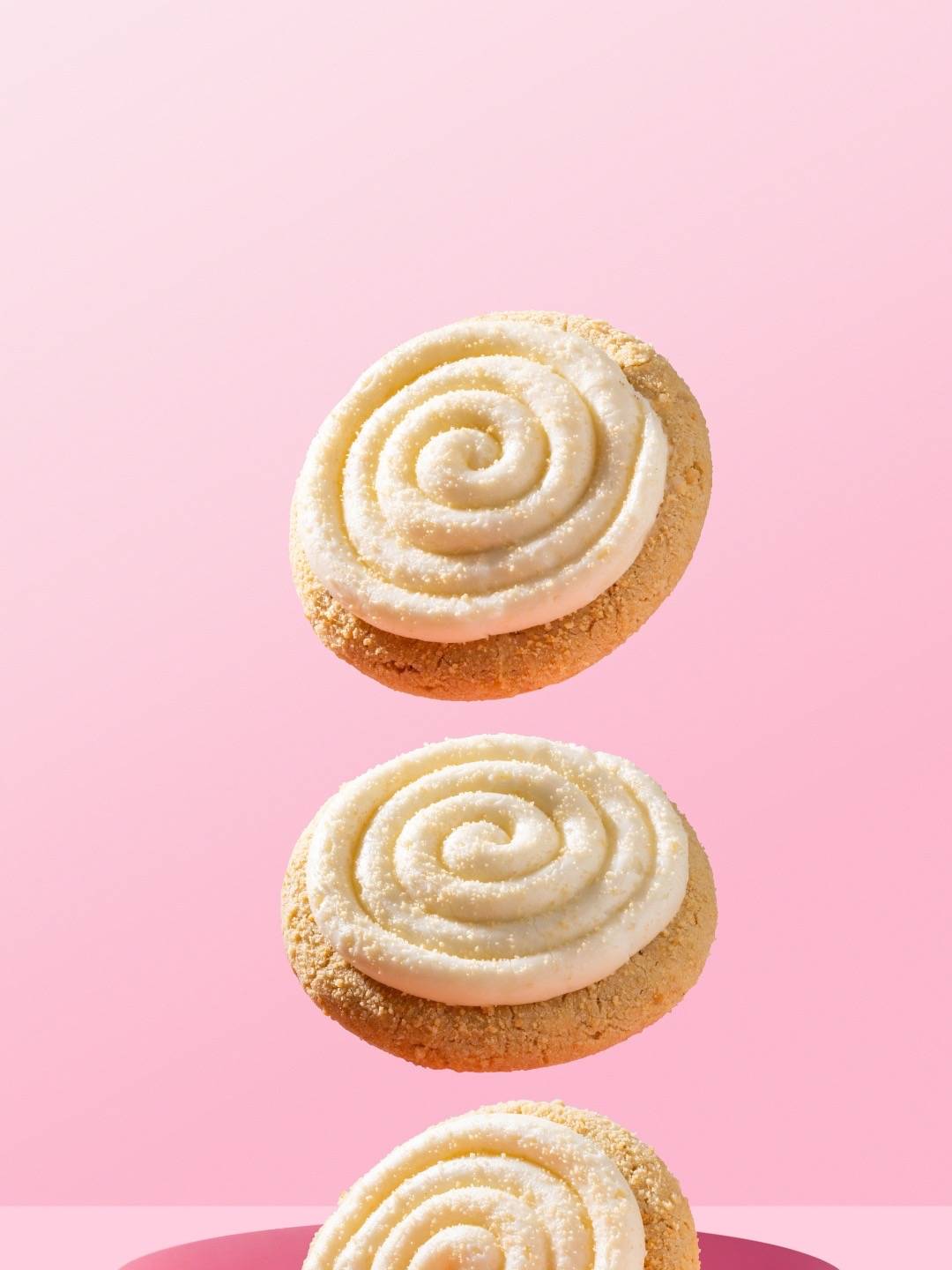 A post by @crumbl on TikTok caption: It's as tasty as it looks. 🤤 Vanilla Crumb Cake Cookie ft. GOLDEN OREO® is back! Who's making a Crumbl run this week? #Crumbl
