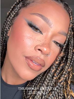 A post by @leilanigreen on TikTok caption: told you guys it was coming… Smokey siren eye in depth tutorial 🖤   @patrick ta major dimensions 3 palette @PLOUISE base pro  @Rare Beauty liquid liner and gel liner  