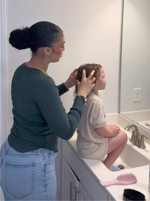 A post by @alondra.leneisha on TikTok caption: I'll take anything that makes hair days easier for them!🤎 Shop @Tangle Teezer US link in bio!
