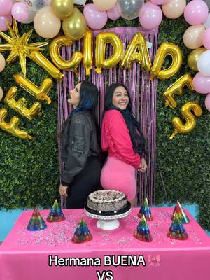 A post by @karenbustillosg on TikTok caption: Hermana BUENA 💕 vs Hermana MALA 🖤⛓️ Corran a verlo: Karen Bustillos 👈🏻