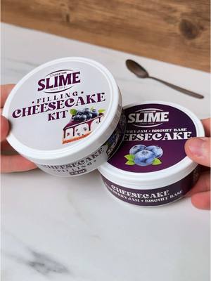 A post by @gtcreationslime on TikTok caption: Let’s relax with our BLUEBERRY CHEESECAKE! This slime kit just turned ONE year old! wish it a happy birthday! 🎉   Soft and soothing dream: a mix of textures and scents that relax your sense! You can grab yours now at www.gtcreationslime.shop