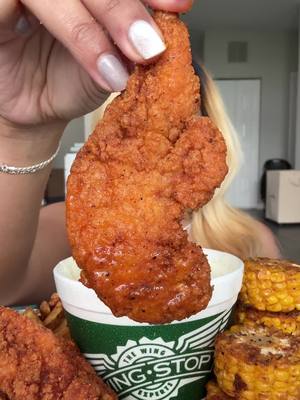 A post by @cookitgirleats on TikTok caption: Wing stop’s new sweet chili glaze is my favorite flavor 🔥 #wingstop #wingstopranch #foodcritic #mukbang #crunchy #mukbangasmr #eating #asmreating #Foodie #foodtiktok #crunchysounds #asmrfood #eat #asmrsounds #foodtiktok #eatingshow #hungrytiktok #muckbang #fyp #fypシ #foryourpage #viral 