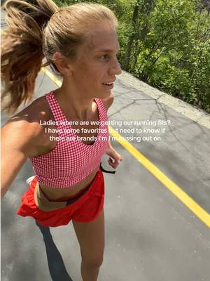 A post by @theashleybell on TikTok caption: Don’t be shy  #runninggear #womenwhorun #runnergirl 
