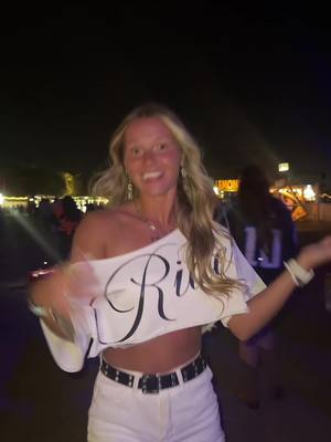 A post by @emilysentner on TikTok caption: survived day 1 of stagecoach 