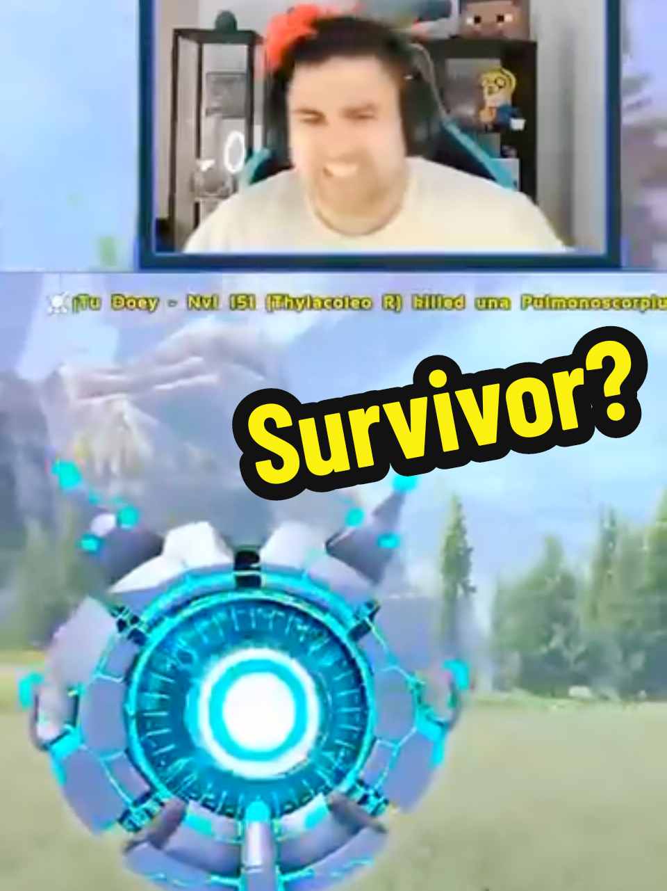 A post by @jake98yt on TikTok caption: Ark siendo Ark #parati #ark #fyp #dino #twitch