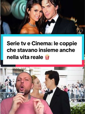 A post by @fragullove on TikTok caption: Le coppie delle serie tv più amate che si sono innamorate anche nella vita reale. Da The Vampire Diaries, a Gossip Girl fino a Riverdale. Le conoscevate tutte? #serietv #davedere #CinemaTok 