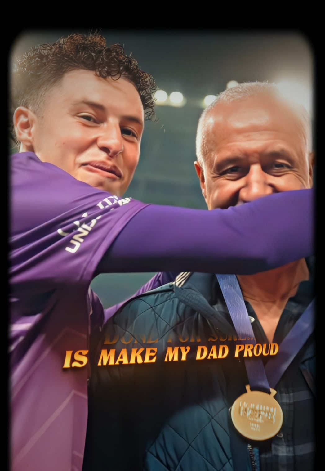 A post by @oussifooty on TikTok caption: This one’s for you dad🥇❤️ #football #soccer 