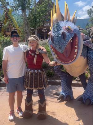 A post by @tannerwiththe_tism on TikTok caption: An EPIC day at How to Train Your Dragon #epicuniverse #universalorlando #hosted 