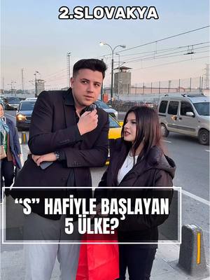 A post by @semihvarol on TikTok caption: “S” harfiyle başlayan 5 ülke?✅#svfc #sokakröportajları 