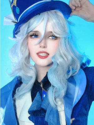 A post by @mahouberry on TikTok caption: this voiceline goes so hard #GenshinImpact #furina #focalors 