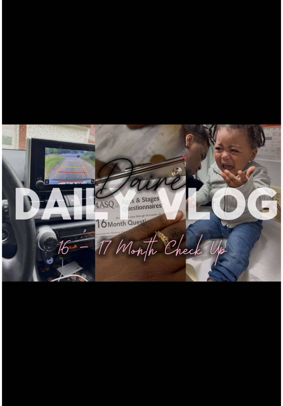 A post by @monaeeethegoat on TikTok caption: “Mom life: another day, another check-up. 16 months of pure love and chaos!” 😂🫶🏽. #Dayinthelife #TikTokMom #ToddlerLife #FYP #MomVlog 