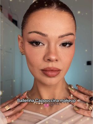 A post by @mimiermakeup on TikTok caption: grwm Ballerina Cappuccina makeup edition🎀  #ballerinacapuccina #fyp 